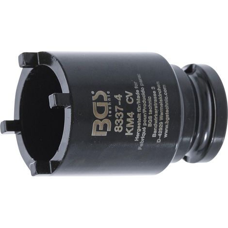 Douille impact cles a ergots dents exterieurs km4 (din 981) bgs (1/2)