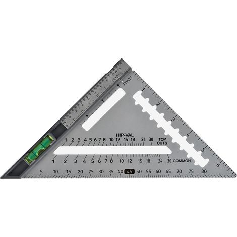 High-precision Carbon Steel Triangles Ruler Removable Angle Adjustment Woodworking Triangles Ruler Portable Practical Woodworking Accessory Multifunctional Angle Depth Clinder Center Measurement with  (1/5)