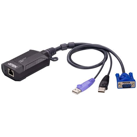 ATEN CN800-AT interruptor KVM Negro, Púrpura