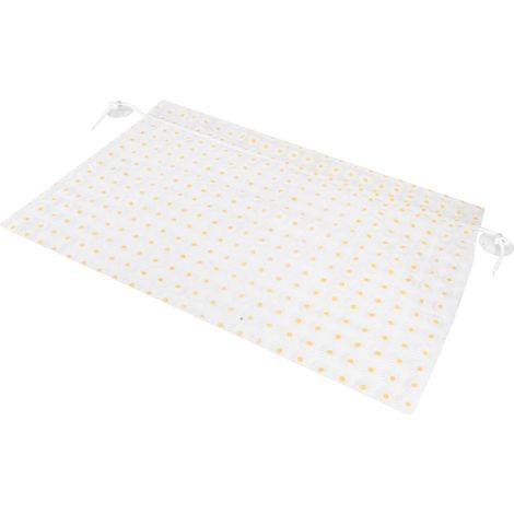 Rideau de voiture Daisy en dentelle, broderie pétale amovible, tulle décoratif (1/5)