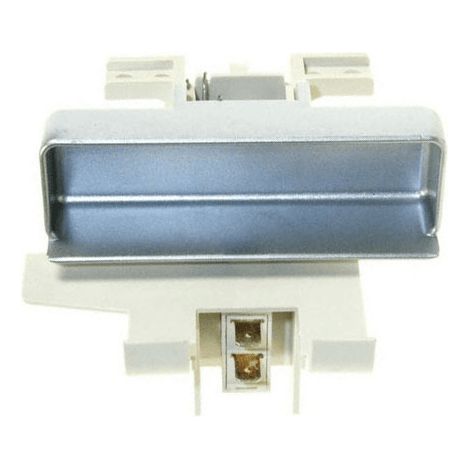 Poignéee de porte complete grise (34420207, 12176000008909) Lave-vaisselle OCEANIC, CURTISS, CONTINENTAL EDISON