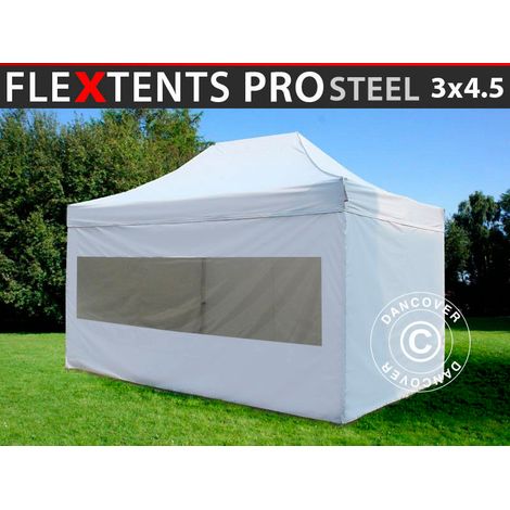 Gazebo pieghevole Gazebo rapido FleXtents PRO Steel 3x4,5m,