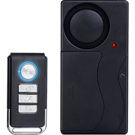 Alarme vibrante sans fil 110 dB pour vélo, moto, voiture, porte et fenêtre (1/5)