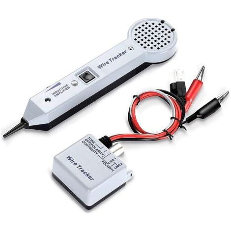 Kit générateur de tonalité, traceur de fil,kit de traçage de tonalité professionnel, testeur de câble haute précision 200EP, amplificateur inductif et kit de sonde avec volume réglable