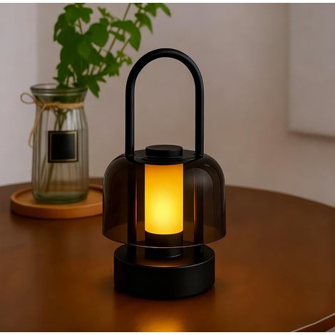 Wiederaufladbare Schreibtischlampe – Tragbares Nachtlicht – Hochwertige Schlafzimmerlampe – Außenlampe – Campinglampe – Premium-Dekorationslampe (1/5)