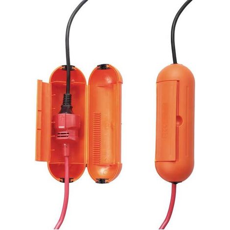 GUSCIO DI PROTEZIONE SPINA ELETTRICA IP44 ARANCIO