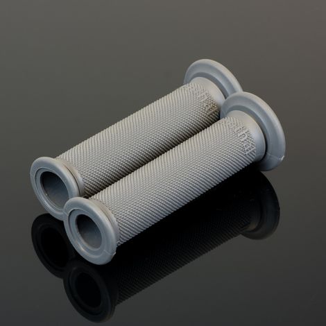 Puños Renthal G148 para carreras en carretera, compuesto único, cortos, diamante completo, mediano, compuesto único, gris
