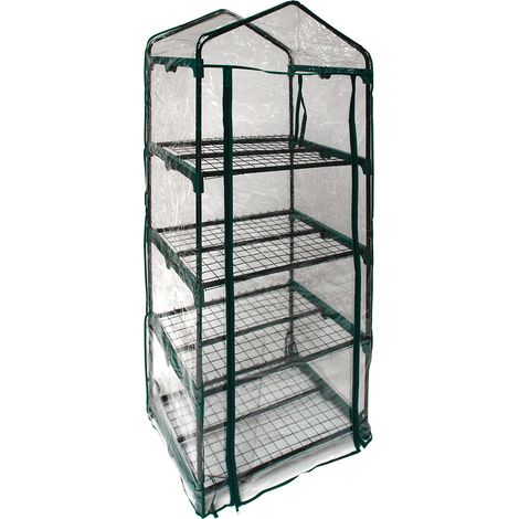 Gewächshaus 69x49x157cm mit 4 Gitterböden (1/5)