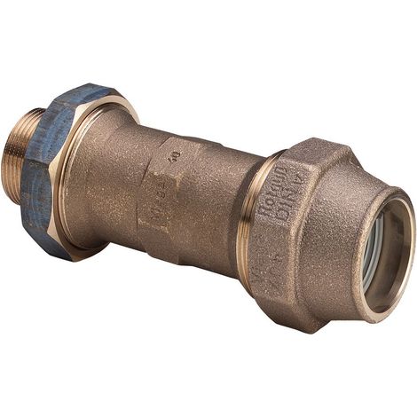 Anschlussverschraubung Maxiplex 9011.9 in 1 1/4x40mm Rotguss (1/2)