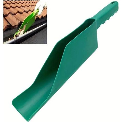 Pulitore per grondaie Raschietto per grondaie Attrezzi per la pulizia Pulitore per grondaie Rimuovi foglie Giardino Cura della casa (1/4)