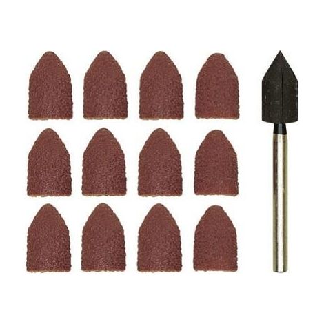 Proxxon Set di 10 Cappucci Abrasivi 9 x 13 mm