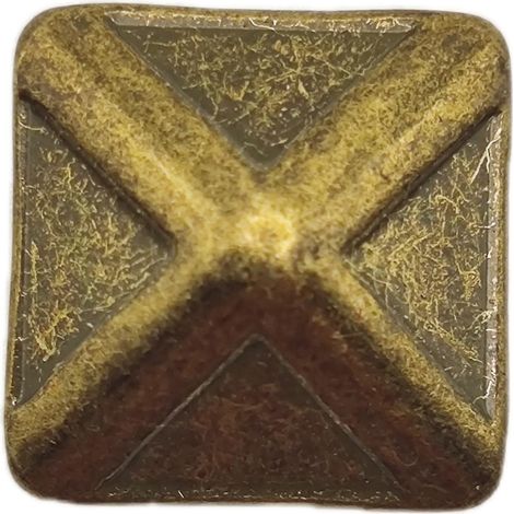 70 decorative nails, aged bronze brass 12 mm (1/5)