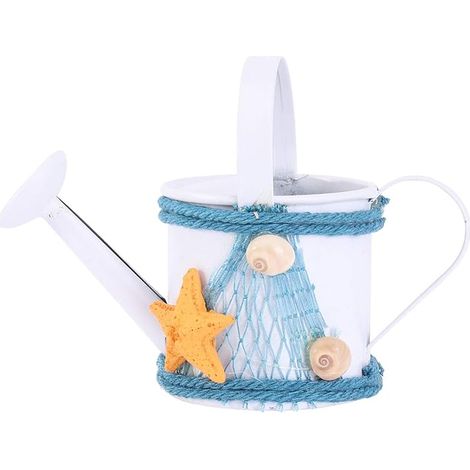 Arrosoir en métal pour enfants, style marin – pour le jardin – pour une utilisation en intérieur et pour les plantes (1/4)