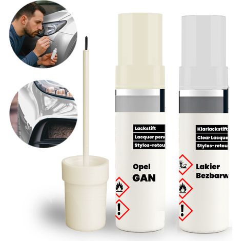Kit di ritocco Opel GAN 2 in 1: vernice di base + trasparente con pennello (1/5)