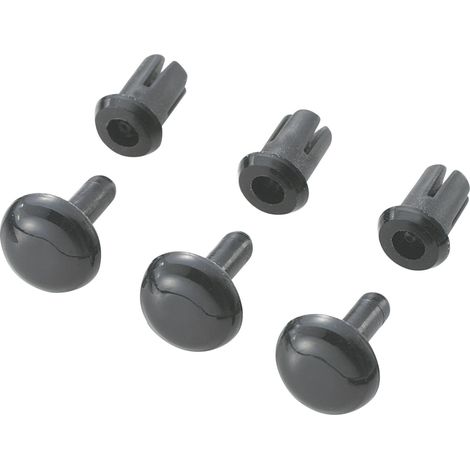 TRU COMPONENTS TC-SRR-465K203 TC-10820824 Rivet à expansion Ø du trou 4 mm noir 1000 pc(s) D735782