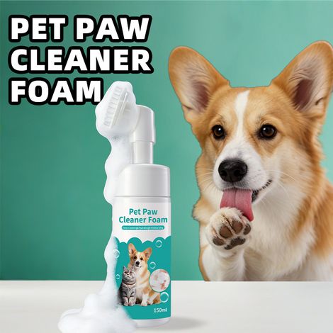 Mousse nettoyante pour les pattes — Soin sans rinçage pour chiens et chats (150 ml) (1/2)