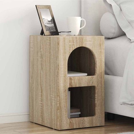 Nachttisch Sonoma-Eiche 29,5 x 33,5 x 50 cm Holzwerkstoff