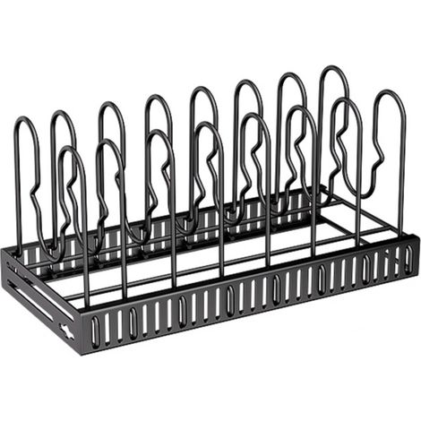 Porte-assiette de cuisine en métal, égouttoir à assiettes avec rangement pour couverts, support de vaisselle pour plan de travail, rangement pour cuisine (1/4)