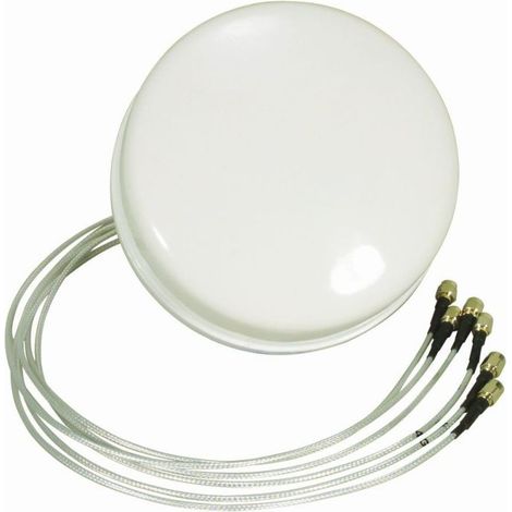 Antenne ALLNET 2,4/5 GHz 4 dBi bi-bande à diversité spatiale HG2458-4SDC-6RSP