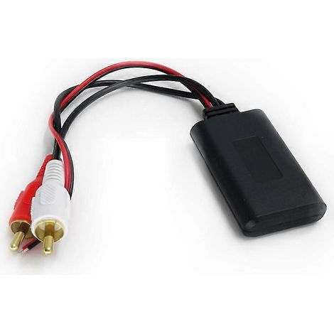 Adaptateur audio Bluetooth RCA universel, adaptateur audio Bluetooth RCA stéréo, compatible avec des marques telles qu'Alpine et Pioneer. (1/4)