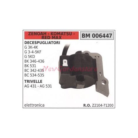 Bobina accensione motore ZENOAH decespugliatore G 3K 4K trivella AG431 006447