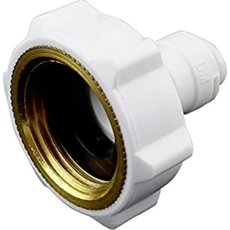 Raccord tuyau, Nez de robinet - Raccord à vis pour tuyau 3/4" à 1/4" (1/2)