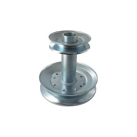 Puleggia a doppia uscita motore adattabile per AYP Roper, Husqvarna modello YTH150. Sostituisce origine: 140186, 532 14 01-86, 532 17 54