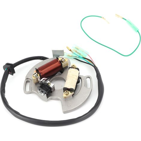 Stator complet avec faisceau 5VM-85560-00-00 compatible Yamaha Blaster 200 YFS200 2003-2006, générateur de charge (1/5)