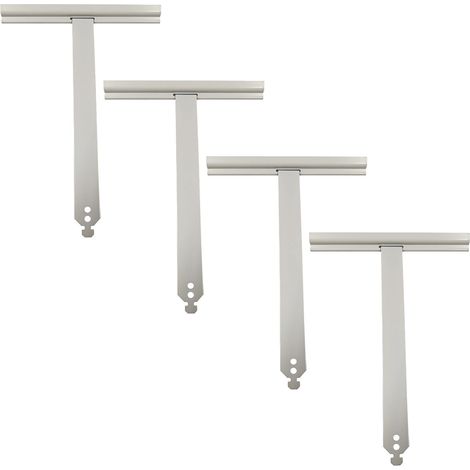 Lot de 4 ressorts de suspension pour volet roulant - 150 mm x 190 mm - Crochets de rechange en alliage d'aluminium durable avec design en queue d'aronde pour volet roulant sûr et fiable (1/5)