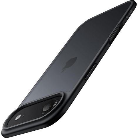 Handyhülle iPhone 17 Air stoßfest matt transluzent Schwarz (1/5)