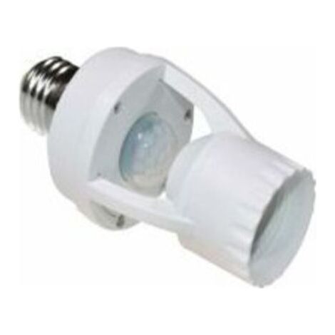 QORVA-Douille d'ampoule avec détecteur de mouvement détection de sécurité E27 60W Motion Sensor