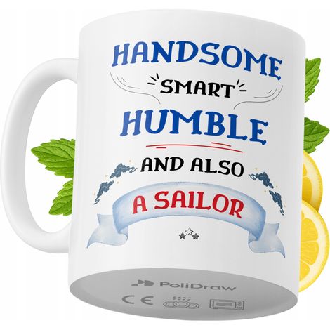 Lustige Tasse für Seeleute – Kaffee- oder Teetasse mit witzigem Textdesign – ideal für Geburtstage, Namenstage, Feiertage und besondere Anlässe. Hochwertige Tasse für Zuhause, Büro und Arbeit. Farbe: 