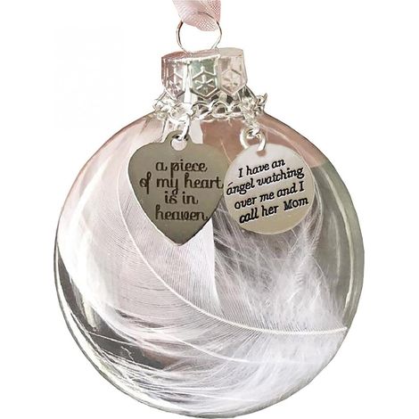 Boule De Noël Transparente - 60 mm - En Plastique Incassable - Décoration Arbre De Noël - Pendentif Mémoriel - Lot De 1 (1/5)