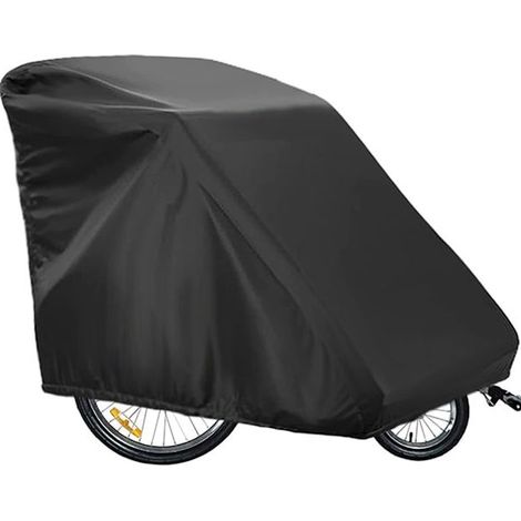 Housse pour remorque à vélo - Housse de rangement imperméable pour remorque à vélo - Tissu Oxford 420D (1/5)