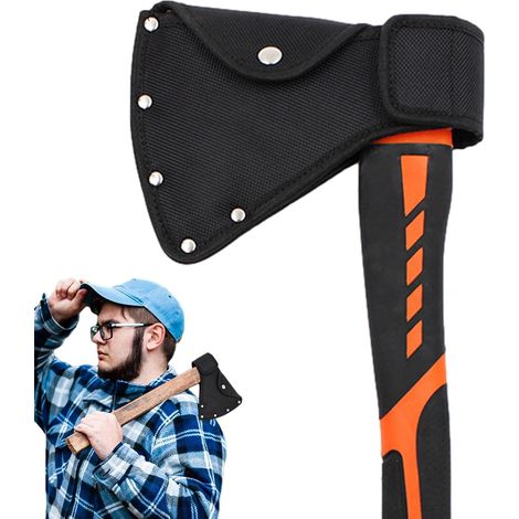 Funda para hacha de cinturón, funda para hacha de campamento  Funda para hacha gruesa y ajustable que se cuelga a la altura de la cintura  Funda para hacha ajustable que se cuelga a la altura de la ci (1/5)