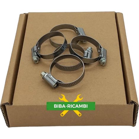 Fascetta stringitubo a vite asfa acciaio inox (w2) Ø 20-32 banda 12mm (5pz)