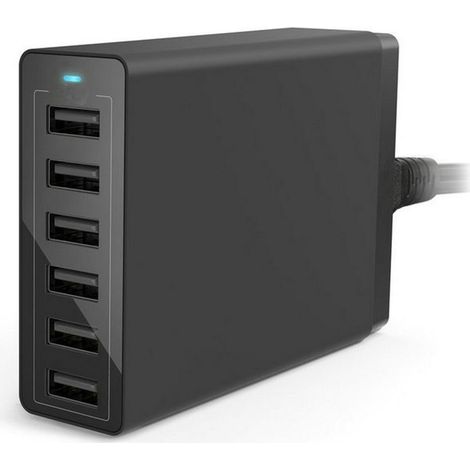 Chargeur USB de bureau domestique à 6 ports de 50 W (1/3)