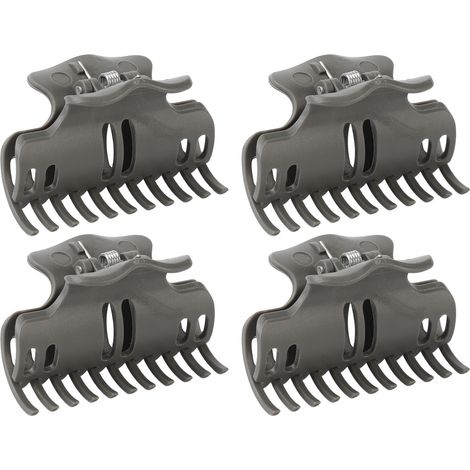 Lot de 10 pinces isolantes pour permanente, multi-usages, à maintien fort et résistantes à la chaleur, pour donner du volume aux cheveux, pour salon et domicile. (1/5)