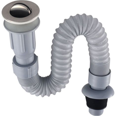 Accesorios de baño ZVD para lavabo con escurridor integrado en acero inoxidable (1/3)