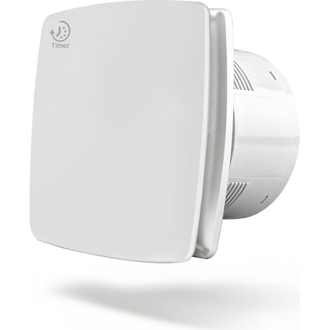 150mm Extracteur d’air Silencieux à Minuterie Réglable VMC Salle de Bain (1/5)
