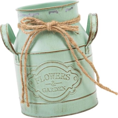 Pot de fleurs style ferme, robuste, pour plantes vertes (1/5)