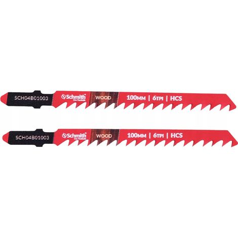 Lama per sega a T (T) PER seghetto alternativo PER legno 75 mm 12 TPI T144D HCS schmith (1/5)