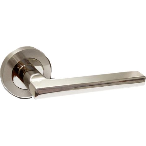 Set maniglie AYR Maniglia rosetta in alluminio 52 Nickel satinato/lucido A8801