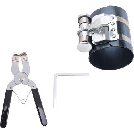 2 pièces compresseur anneau piston cliquet pince installateur (1/5)