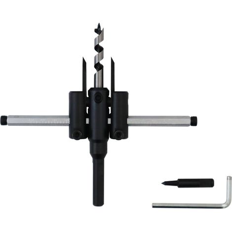 Star-M No. 36 Scie-cloche réglable Ø120 mm – Set de coupe circulaire ajustable