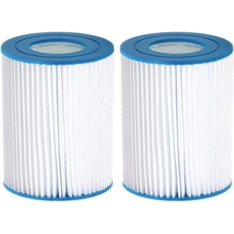 Cartouche de Filtre de Piscine de Type II, Cartouche filtrante pour bestway 58094 Filtre Pack, Pompes de Filtre Cartouche de Filtre de Remplacement Universel. (2 pièces) (1/5)