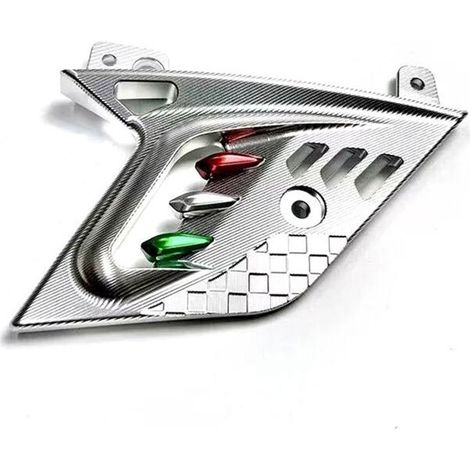 Protezione laterale ammortizzatore moto, protezione bilanciere ruota anteriore, accessori per GTS300 GTS 300 2024 - Argento (1/2)