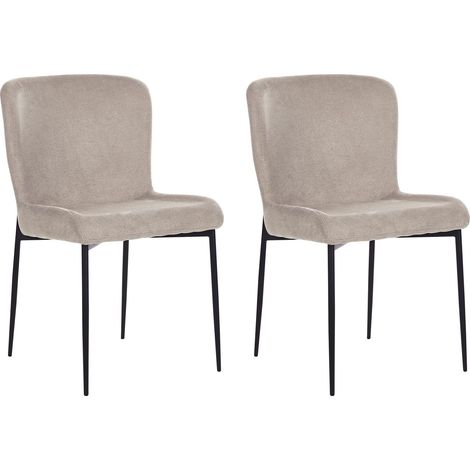 Esszimmerstuhl 2er Set ADA Taupe