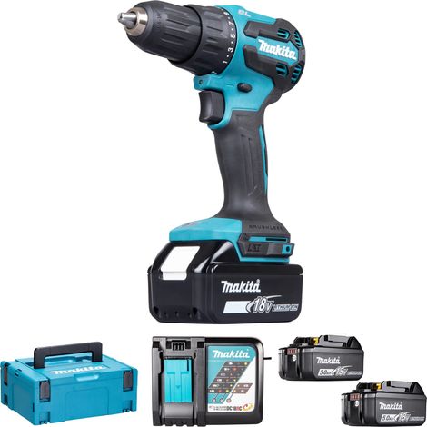 destornillador de impacto Makita DHP490RTJ 18 V 5 Ah