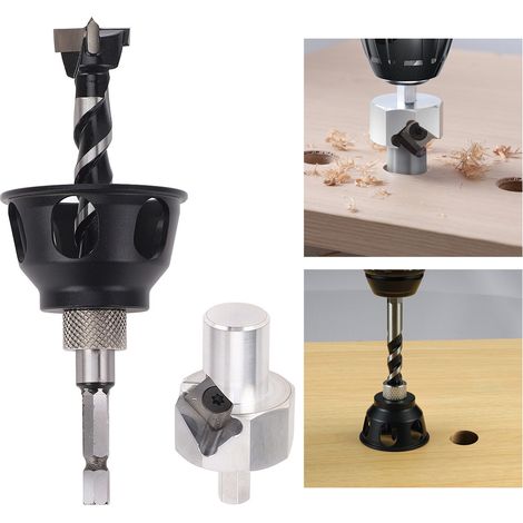 19mm Guide de perçage Perçage vertical Gabarit de perçage pour le travail du bois Gabarit de perçage Locator
